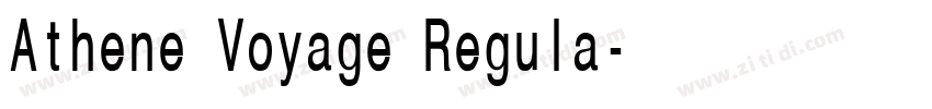 Athene Voyage Regula字体转换